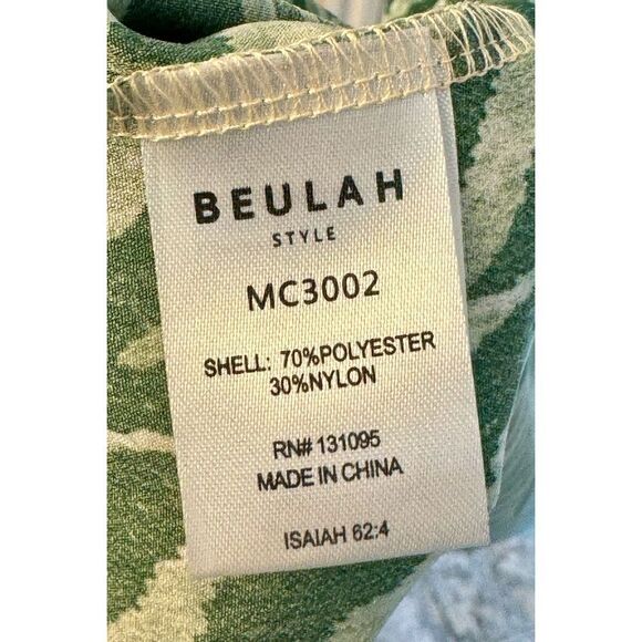 NWOT JACQUELINE ZEBRA PRINTED PUFF SLEEVE MIDI DRESS BY BEULAH WOMEN’S SMALL - Picture 9 of 13